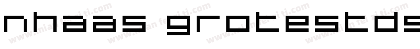 Nhaas GrotestDs pro字体转换